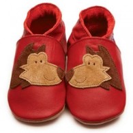 Inch Blue Red Dog Babyshoes