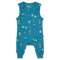 Piccalilly Rocket dungarees (3-6m, 6-12m, 2-3y only)