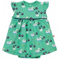 Piccalilly Swan Baby Body Dress (0-24m)